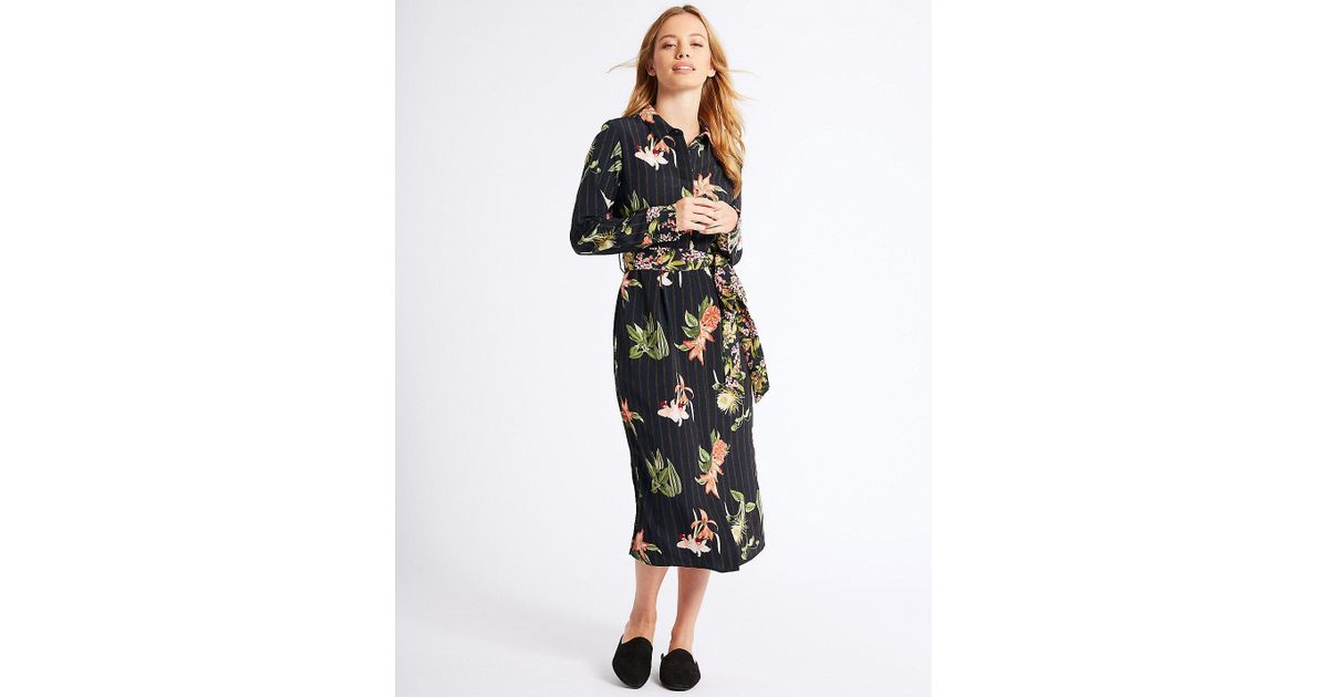 And Spencer Floral Midi Dress Discount ...