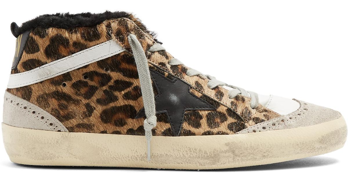 golden goose leopard print