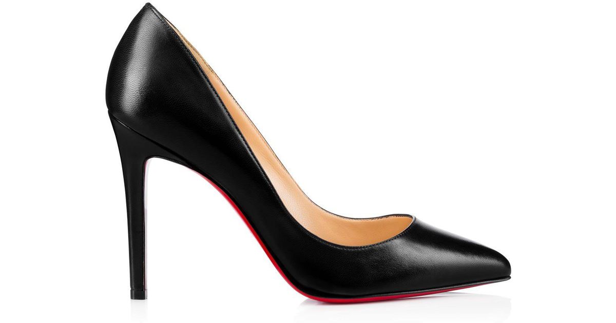 christian louboutin black leather