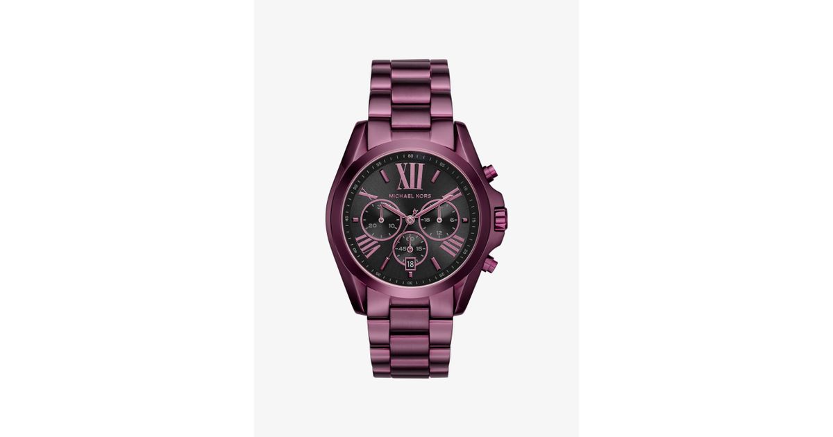 michael kors bradshaw smartwatch plum