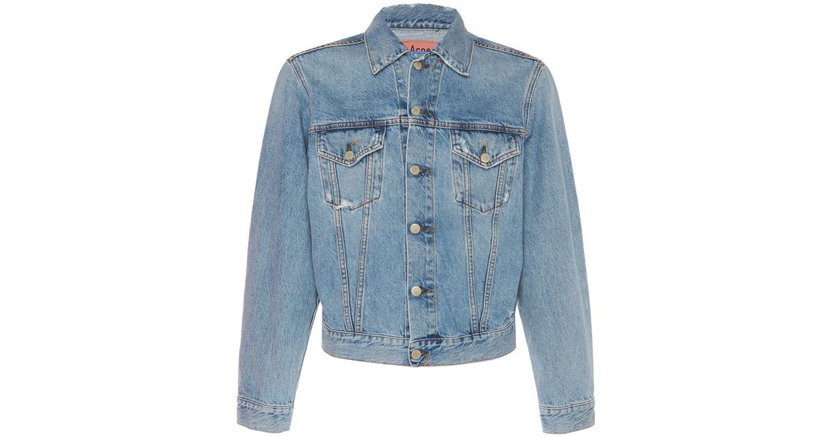 Acne Studios 2000 Denim Jacket in Light Wash (Blue) - Lyst