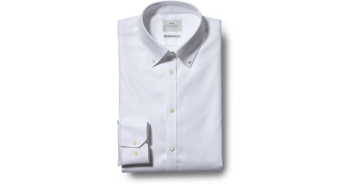 moss bros extra slim fit shirt