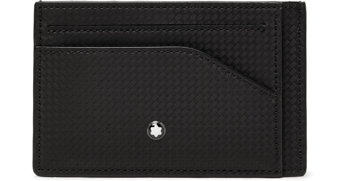 Montblanc Extreme 2.0 Textured-leather Cardholder in Black for Men - Lyst