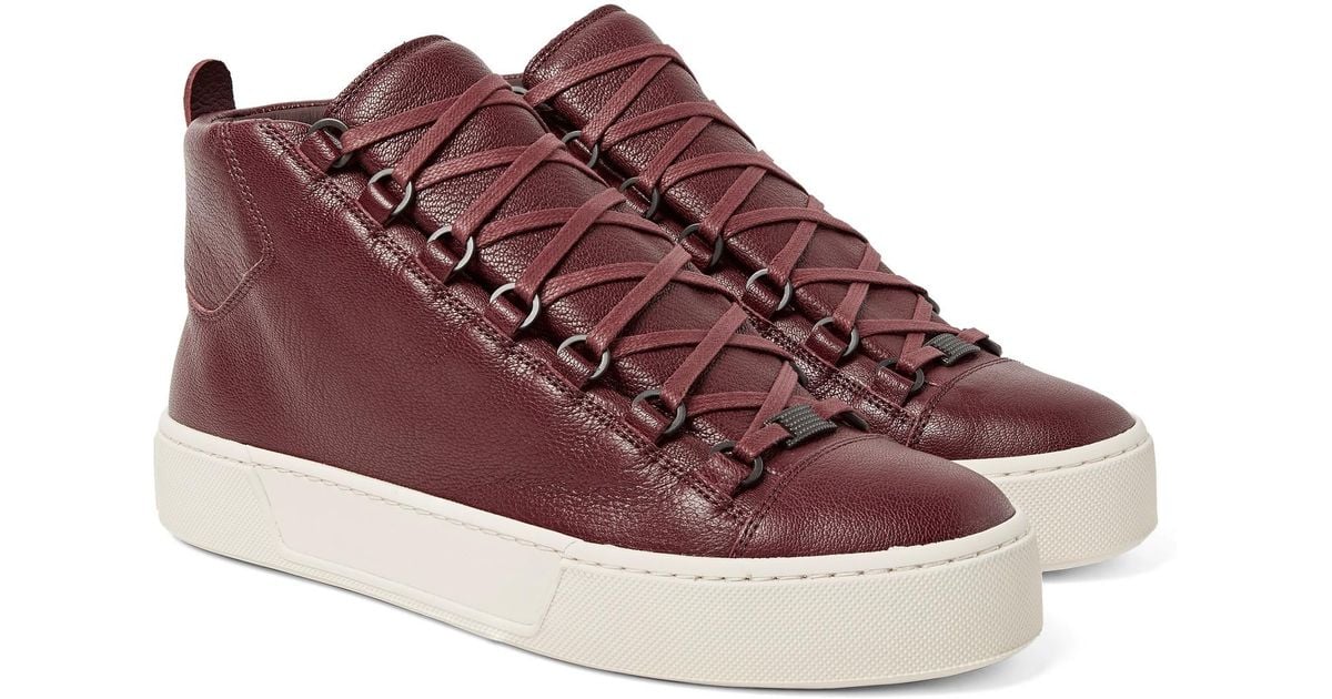 balenciaga arena homme marron