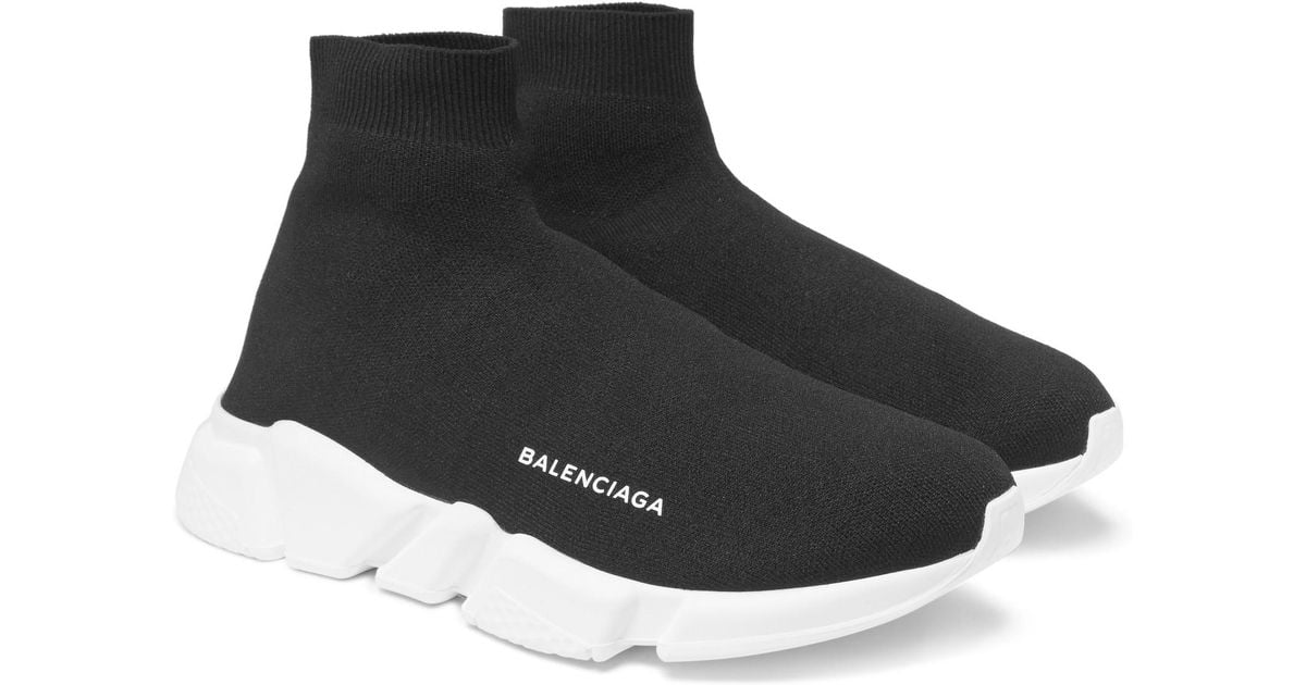 all black balenciaga socks