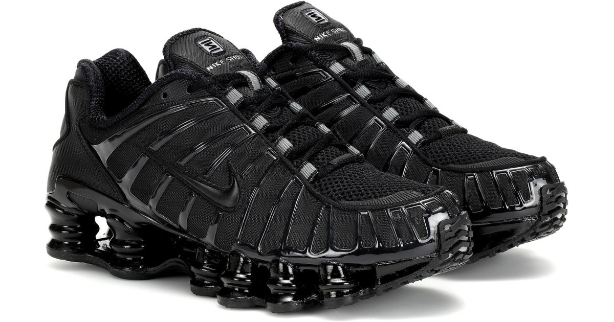 nike shox total black