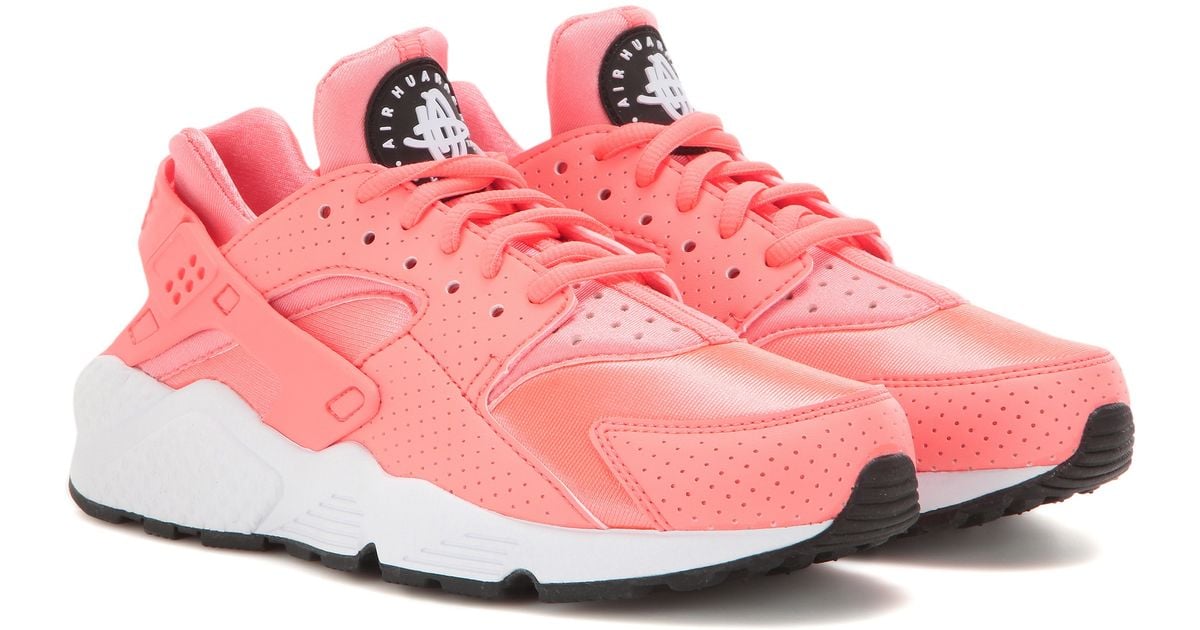 nike huarache pink mens