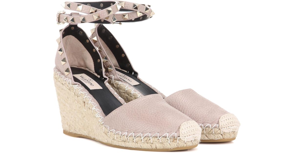 valentino wedges rockstud sale