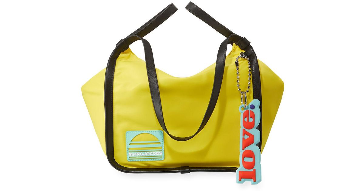Lyst Marc Jacobs Nylon Sport Tote Bag In Yellow