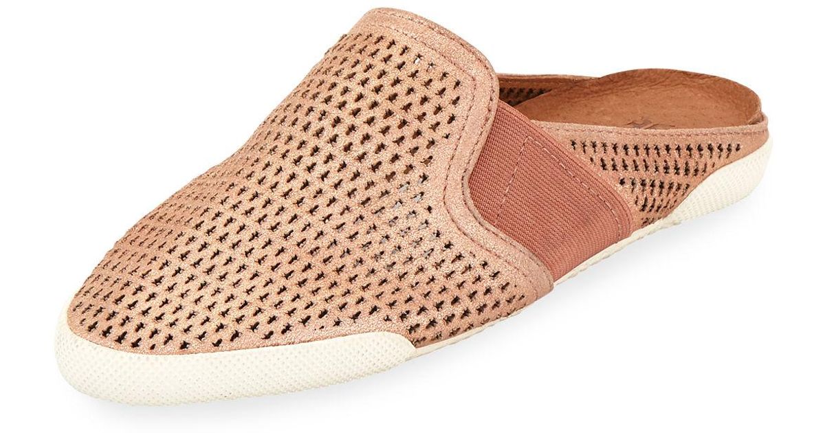 frye melanie perforated mule