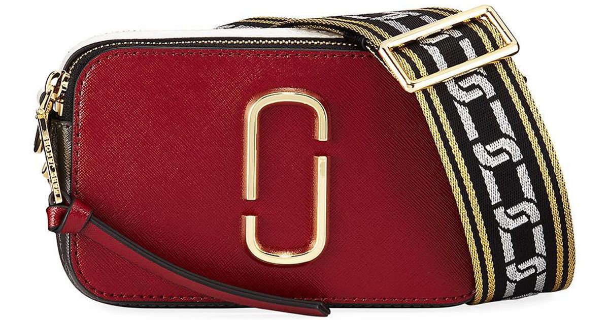 Lyst - Marc Jacobs Snapshot Colorblock Camera Bag in Red