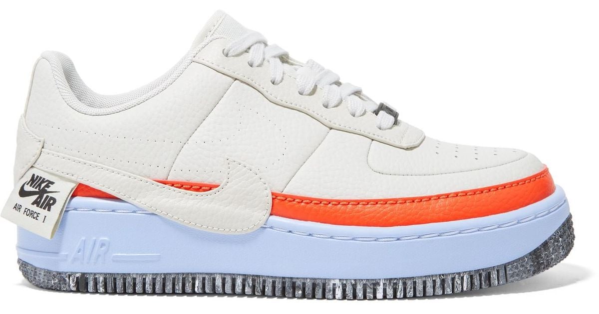 Nike White Air Force 1 Jester Xx Textured leather Sneakers Nike White Air Force 1 Jester Xx Textured leather Sneakers