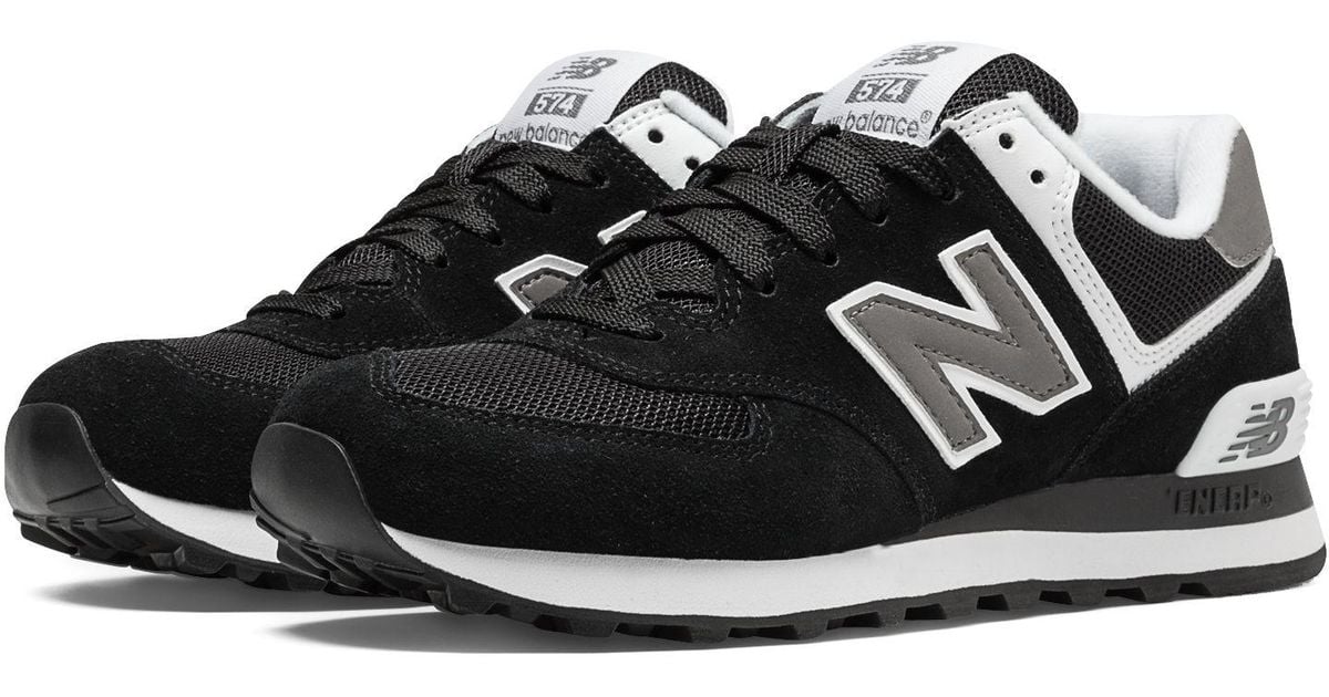 new balance 574 black and tan