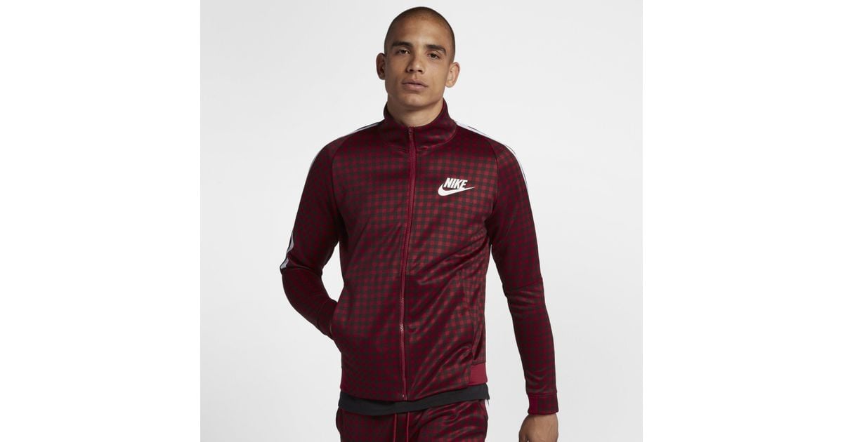 Nike Red Sportswear Track-Jacket mit Grafik Nike Red Sportswear Track-Jacket mit Grafik
