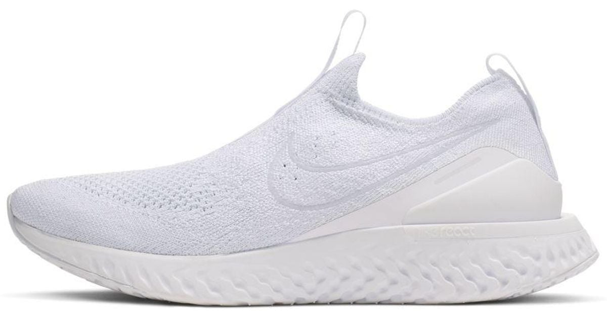 nike men's epic phantom react flyknit running shoes