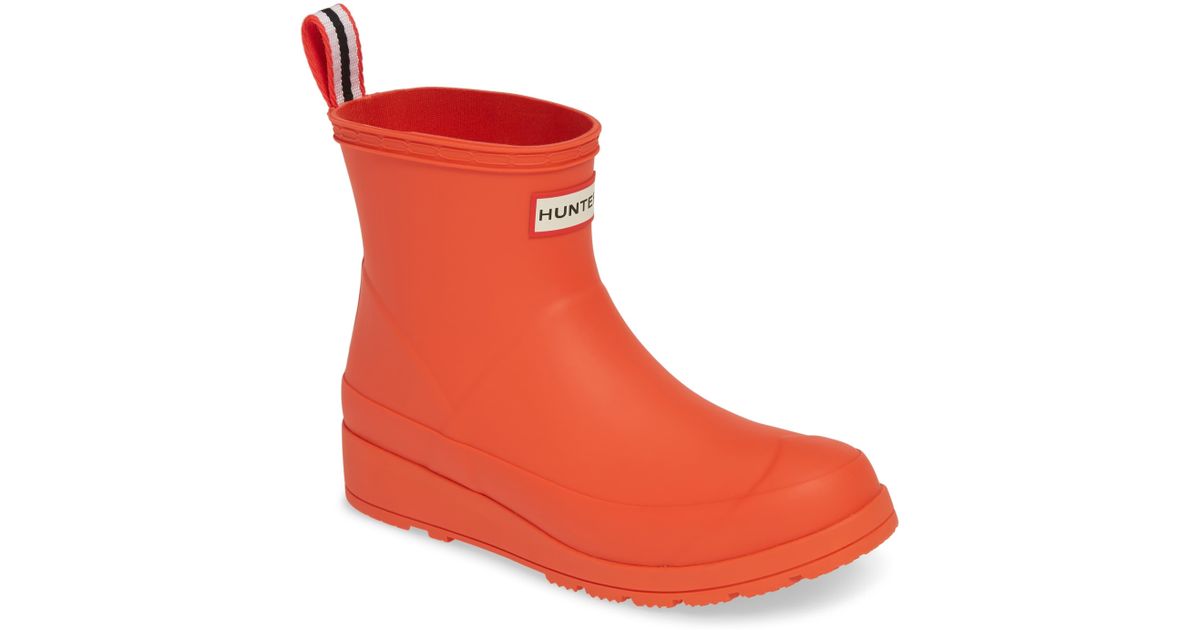 original play waterproof rain bootie hunter