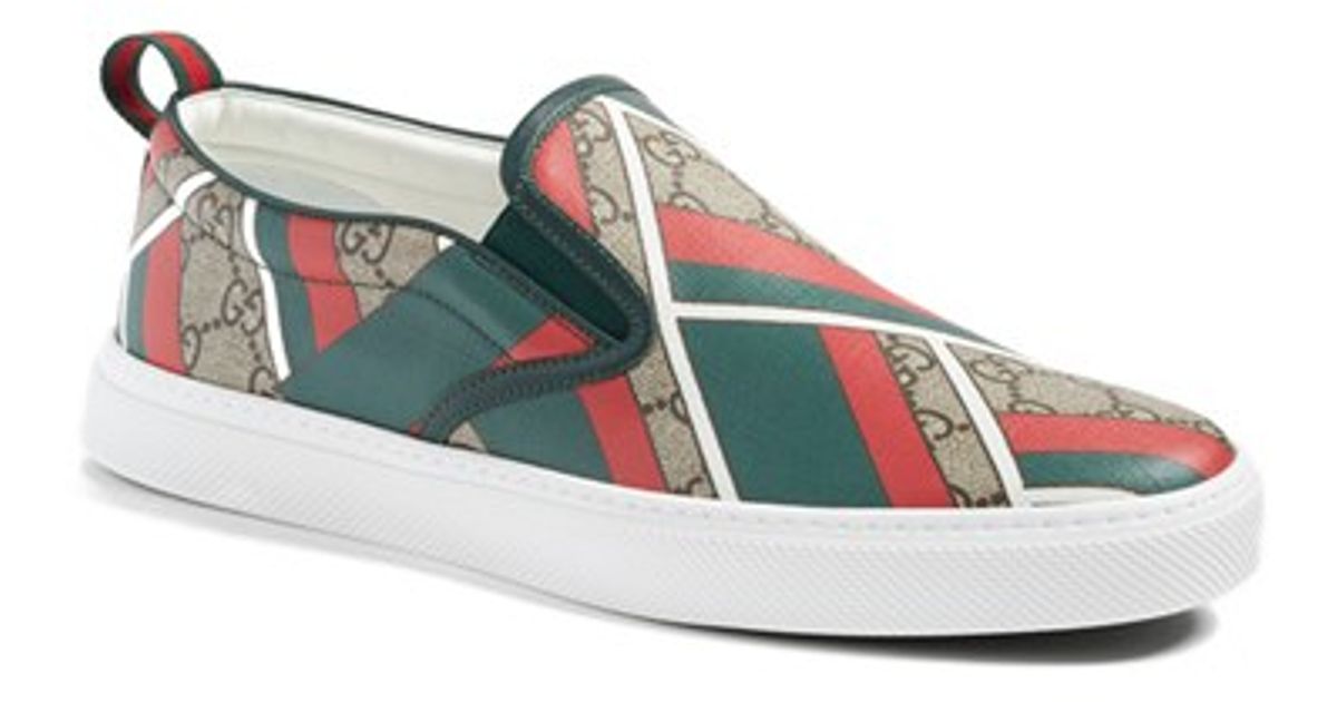 gucci dublin slip on sneakers