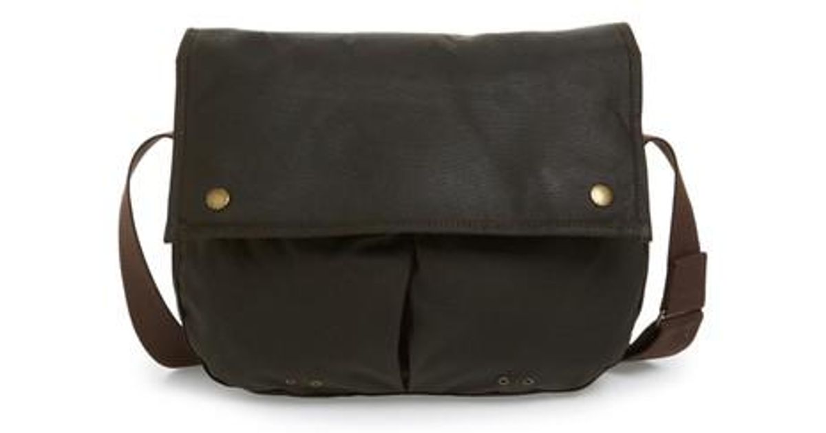 Barbour Green Cannich Taras Messenger Bag For Men