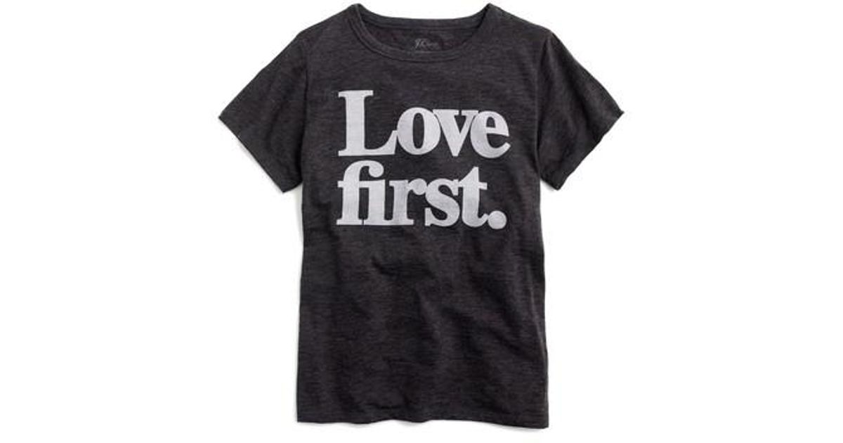 Gray First J.crew J.Crew Love Tee