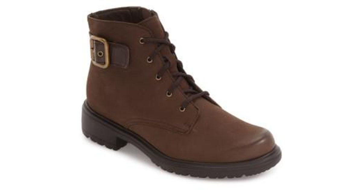 lyst munro bradley water resistant boot in brown lyst munro bradley water resistant boot in brown
