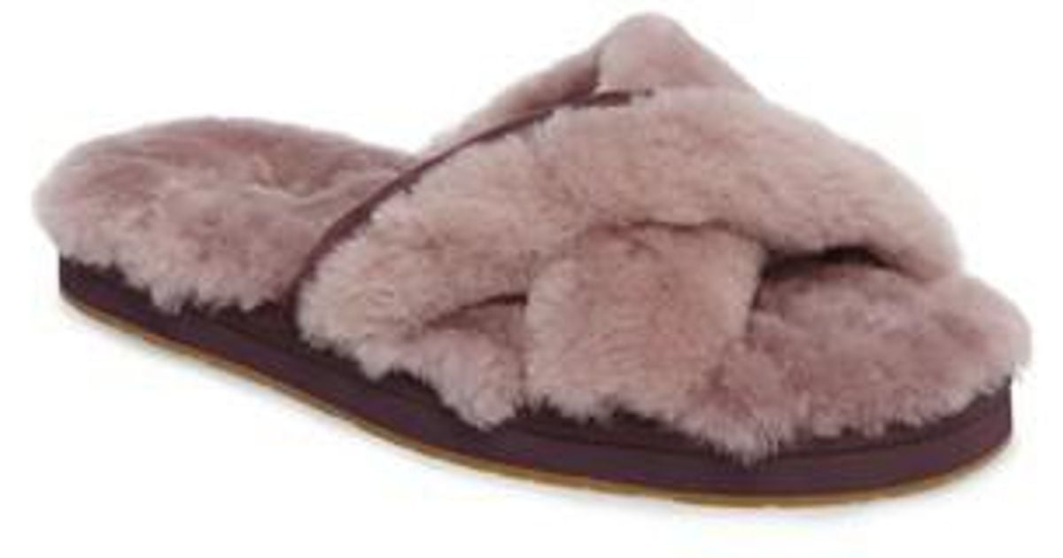 ugg flip flops with fur