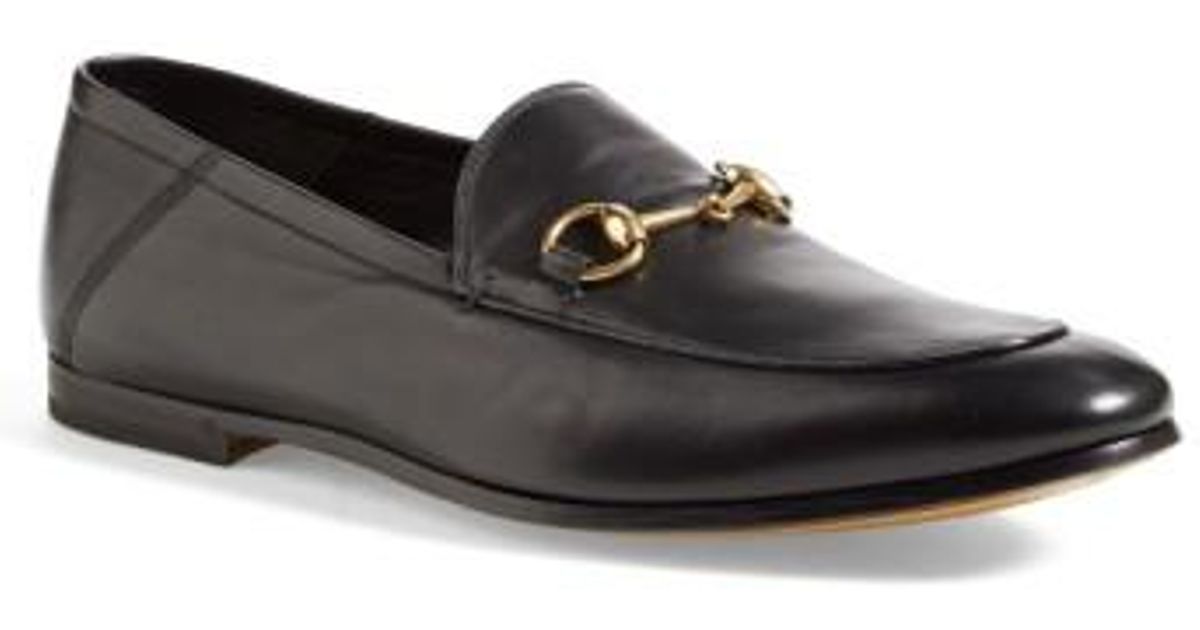 Gucci Brixton Leather Moccasins in Black for Men - Save 11% | Lyst