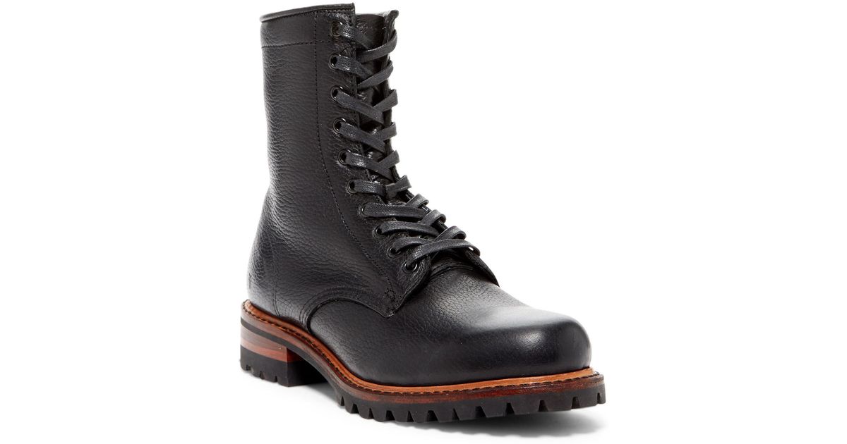 frye logger boots men's