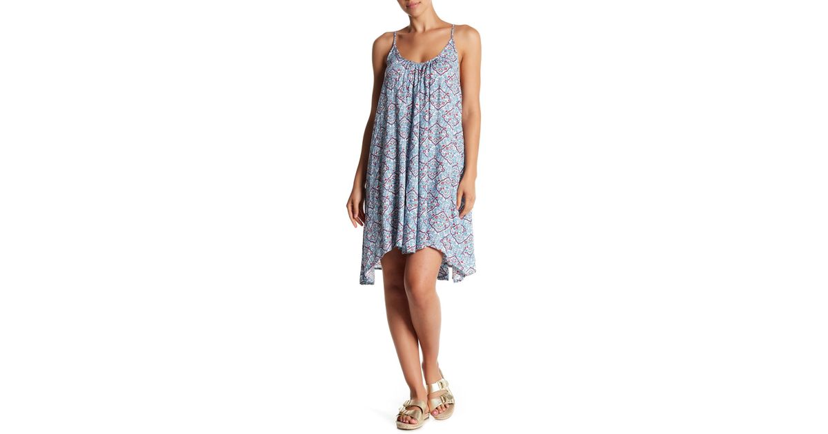 Spaghetti Strap Trapeze Dress