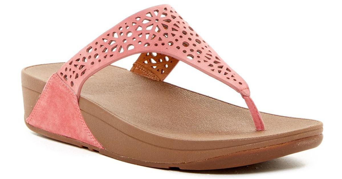 Lyst - Fitflop Laser Micro Wobble Board Sandal - Rack Exclusive
