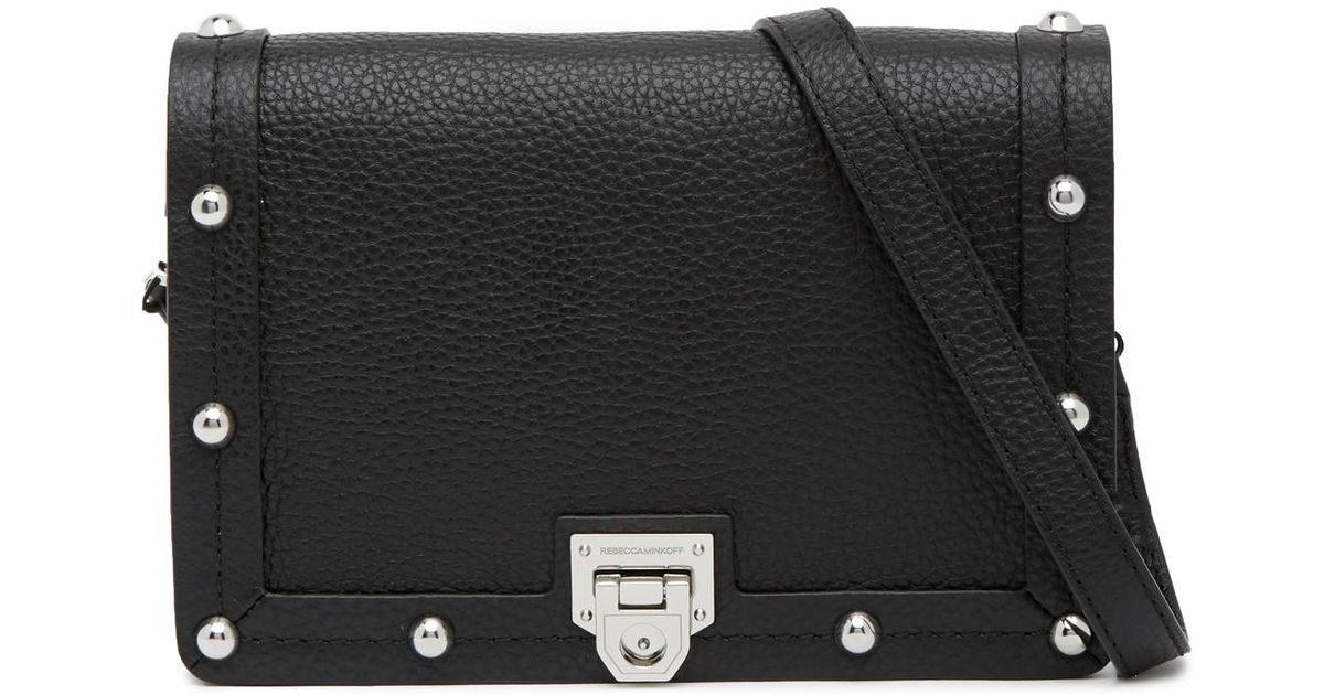 Lyst Rebecca Minkoff Madison Leather Crossbody Bag In Black