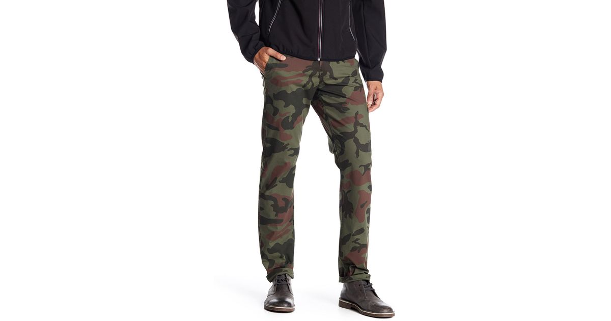 slim fit camo pants