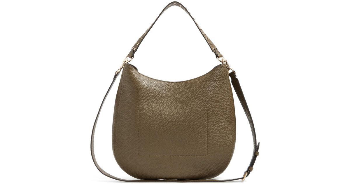 Lyst Rebecca Minkoff Convertible Leather Hobo Bag With Biker Studs
