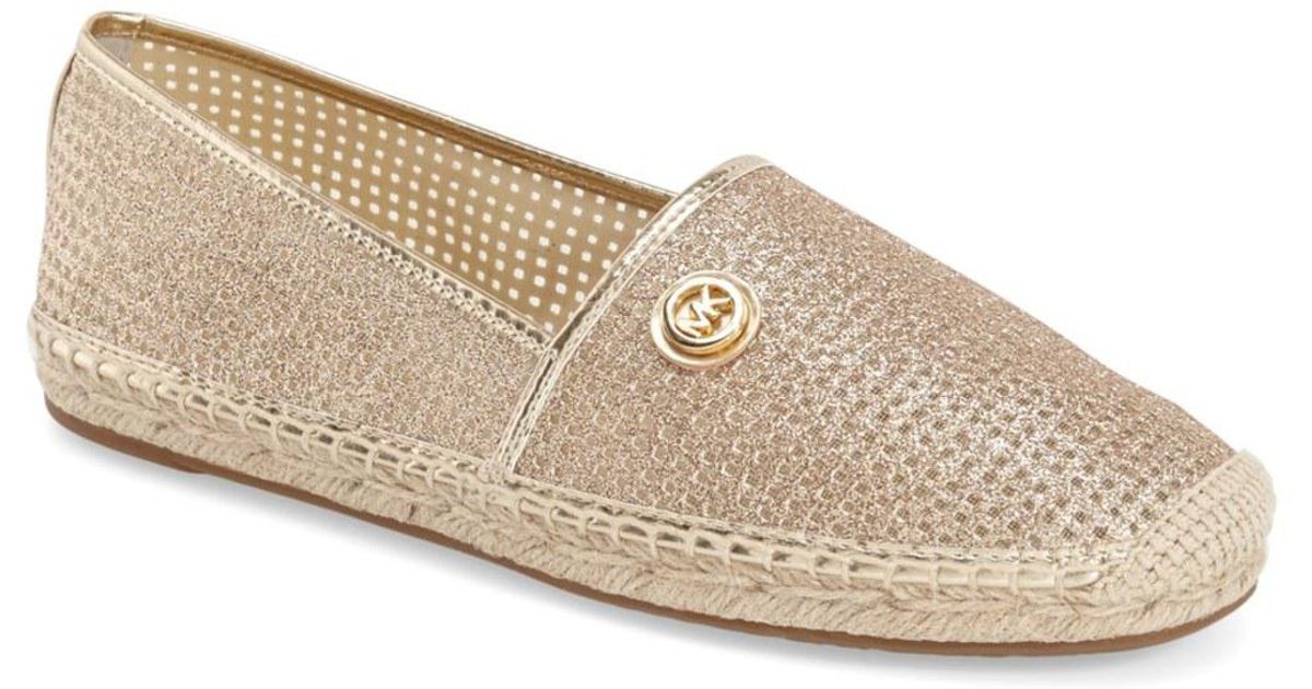 michael kors kendrick espadrilles gold
