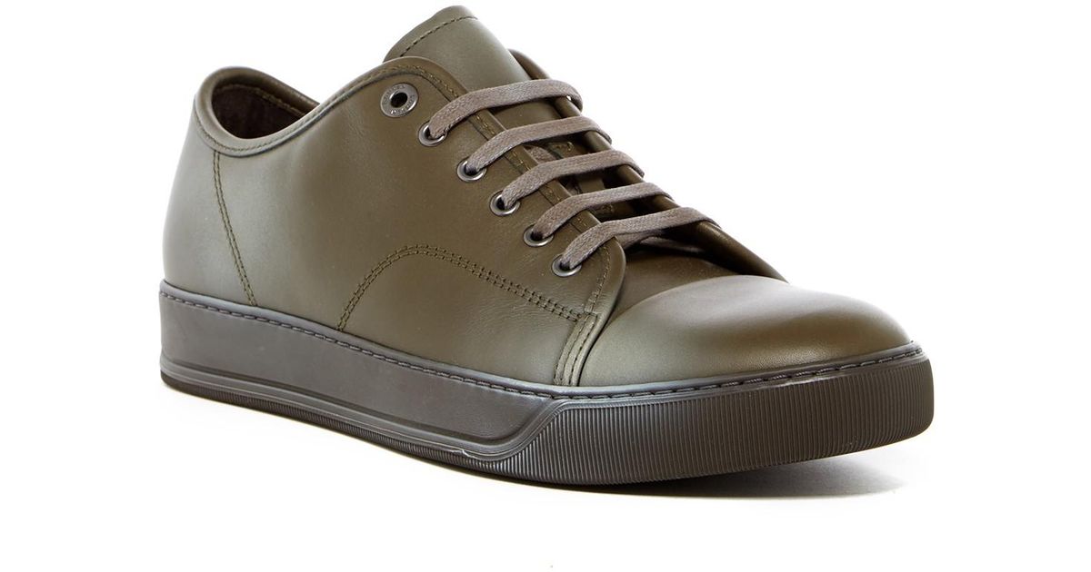 grey lanvin trainers