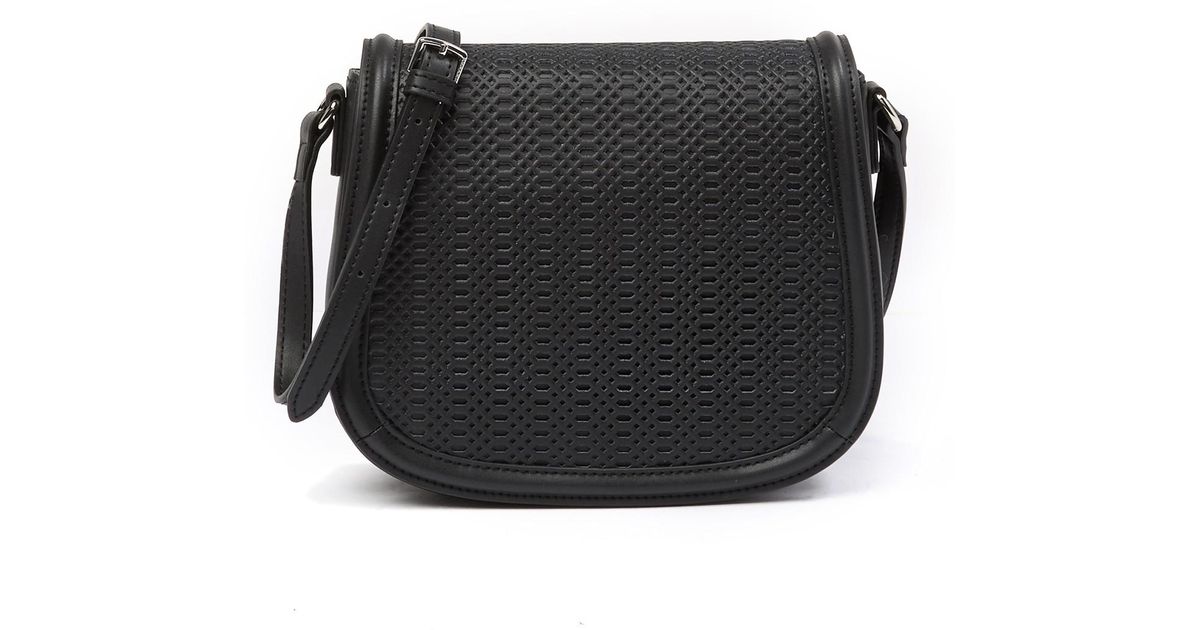 Lyst Bcbgmaxazria Alexis Leather Crossbody Bag In Black