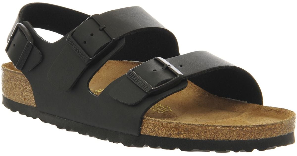 Lyst - Birkenstock Milano Sandals in Black for Men