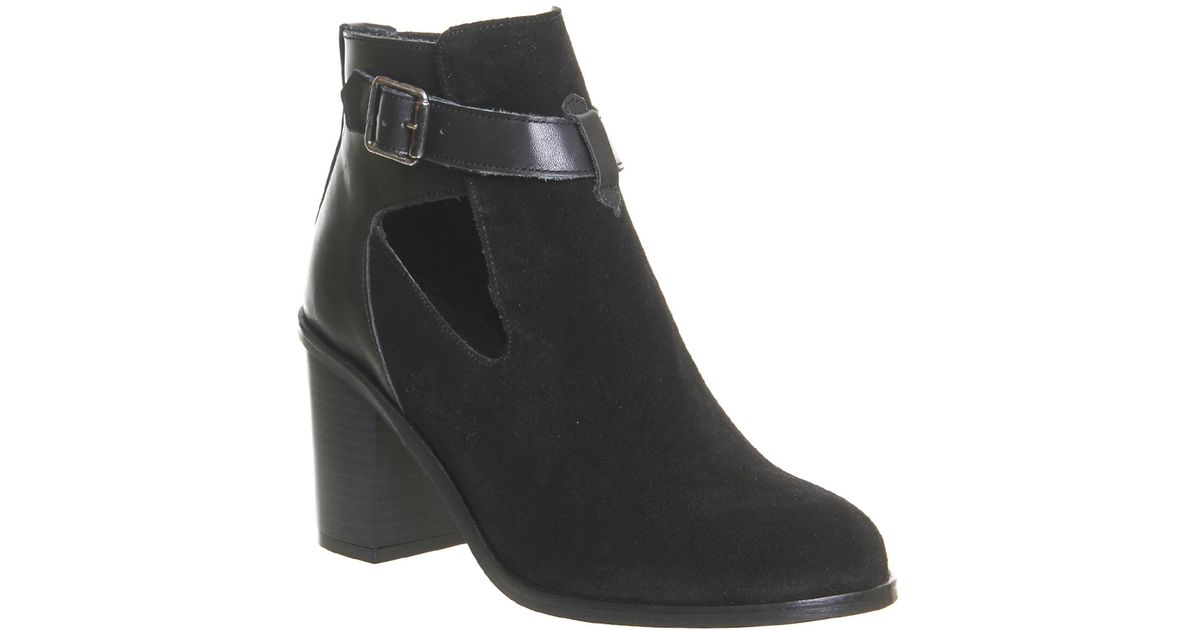 Office Jade Cut Out Boot In Black Lyst