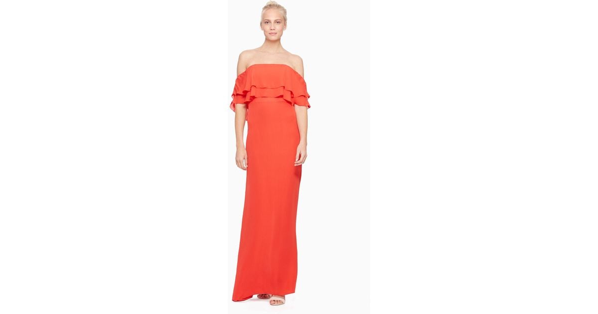 Lyst Parker Helen Dress In Red