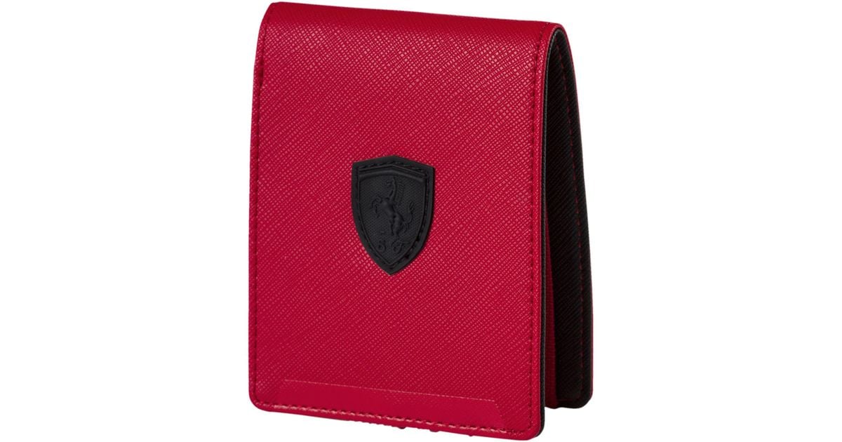 puma f1 leather wallet