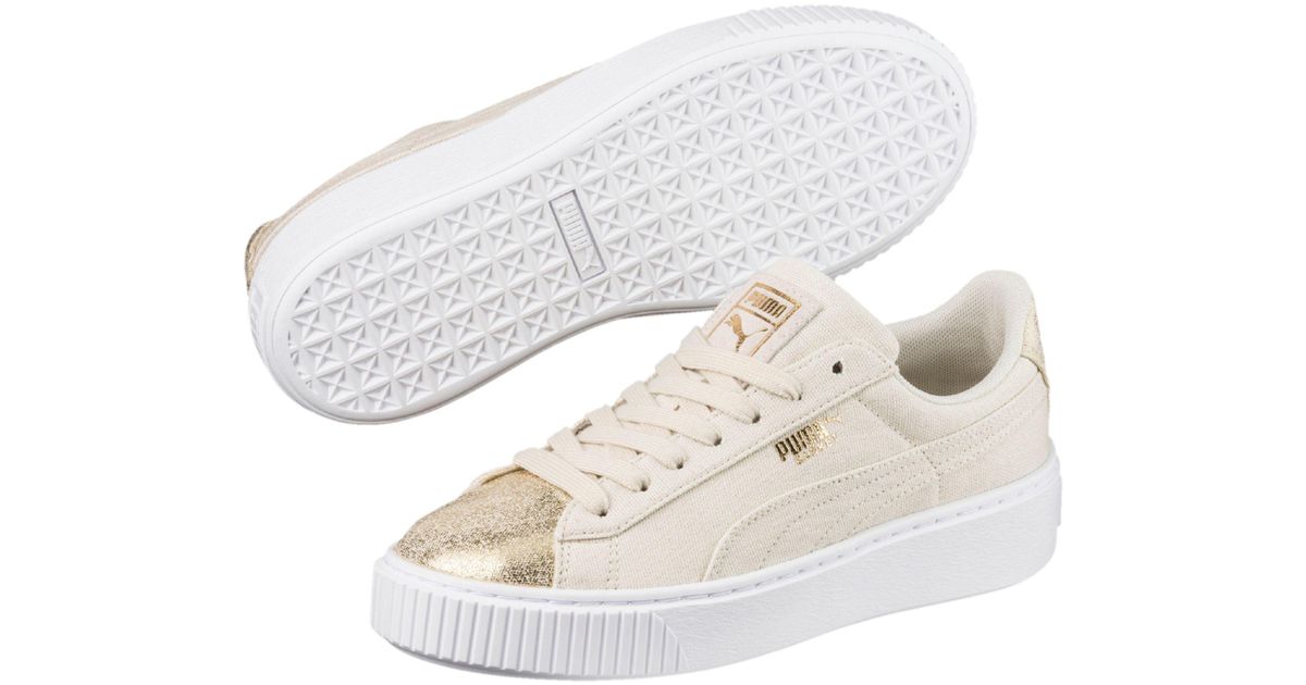 puma basket platform canvas puma basket platform canvas