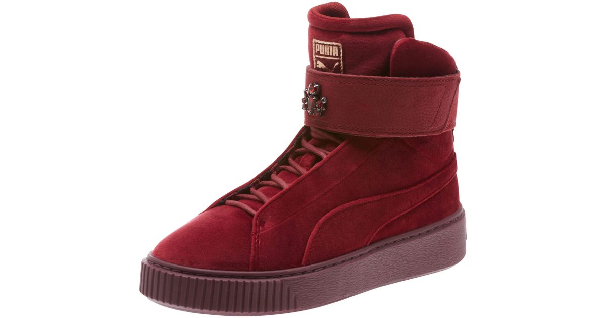puma platform mid velour sneaker puma platform mid velour sneaker