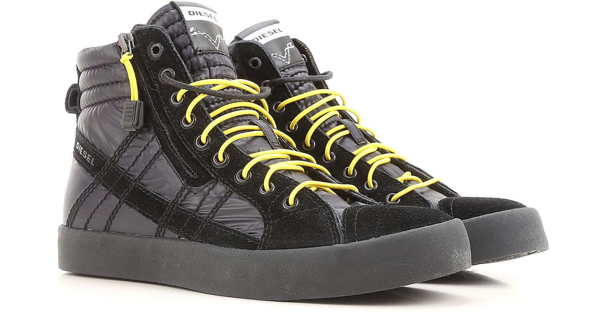 Lyst Diesel Shoes For Men in Black for Men