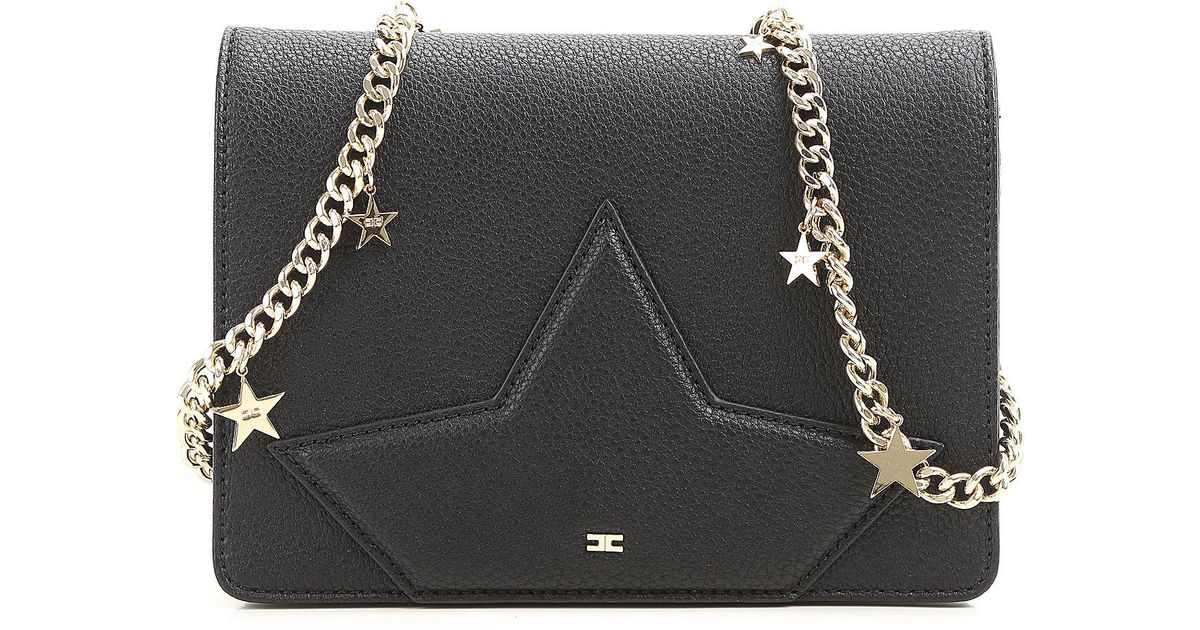 Lyst Elisabetta Franchi Handbags In Black