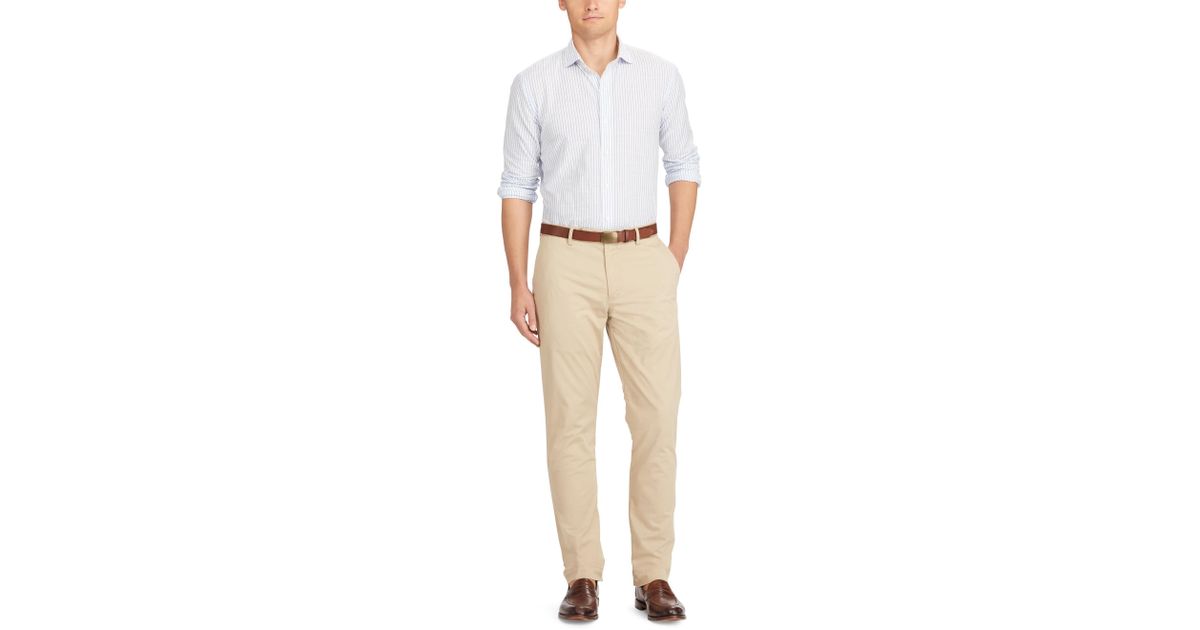 polo ralph lauren stretch straight fit chino