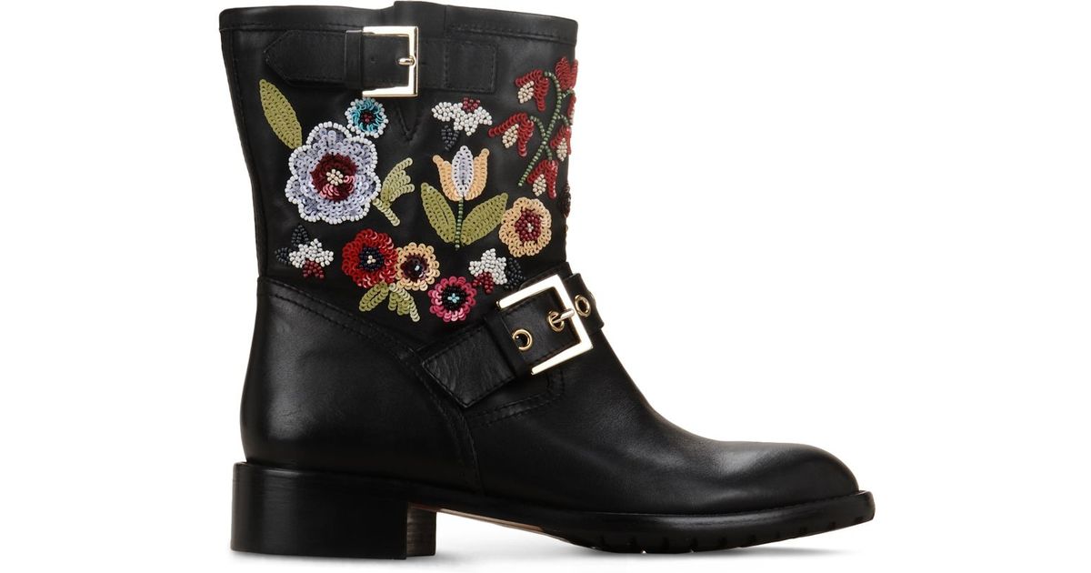 red valentino biker boots