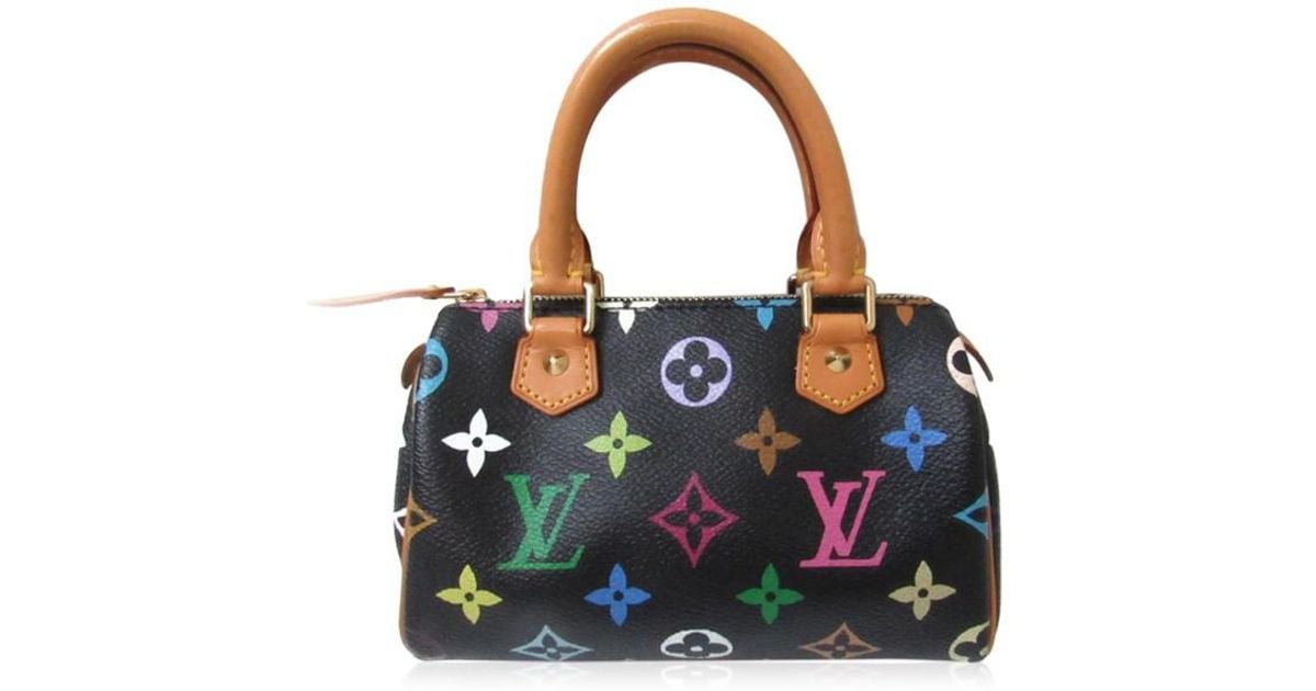 Lyst Louis Vuitton Mini Sdy Handbag Bag Monogram Multicolor Lyst Louis Vuitton Mini Sdy Handbag Bag Monogram Multicolor Black M92644 In