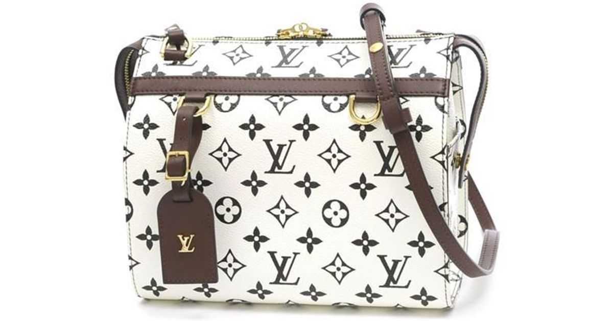 Lyst - Louis Vuitton Monogram Speedy Amazon Pm Shoulder Bag Bron M 4 2210 in White