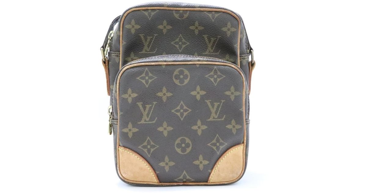 Louis Vuitton Authentic Amazone Crossbody Shoulder Bag Monogram M45236 Used in Brown for Men - Lyst