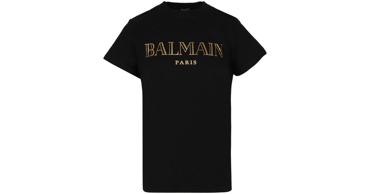 balmain tshirt black