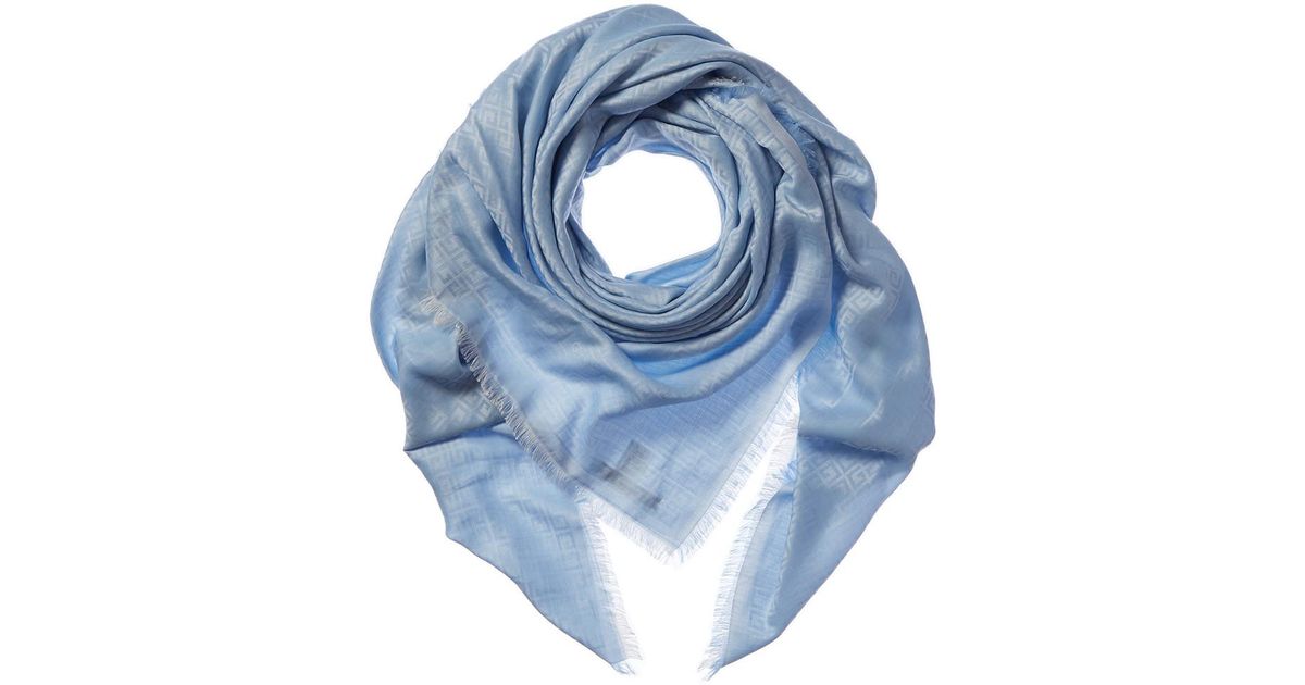 givenchy blue scarf